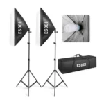 Kit Estudio Iluminación Fotografía Luz Continua 2 Softbox 5500K