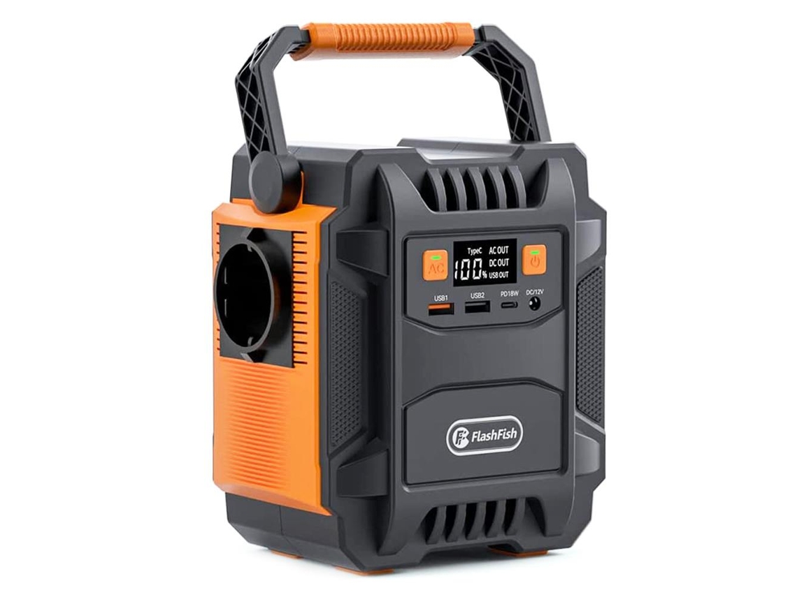 3bde37949503bf317c255cf3d04b1b80eead8575 Generador FLASHFISH A201 200W 172.8Wh/48000Mah Solar Generator - Imagen 1