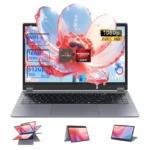 Portátil Vanwin 2 en 1 de 15,6" con 16 GB de RAM y SSD de 512 GB, AMD Ryzen™ Tipo C, USB 2.02, USB 3.21, HDMI, RJ45, 3 3200u, 11 Pro (hasta 2,6 GHz)